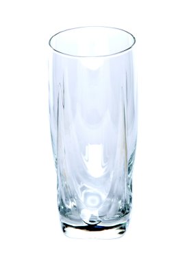 Beyaz arka planda arka cam