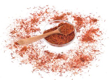 Safran ve tahta kaşık