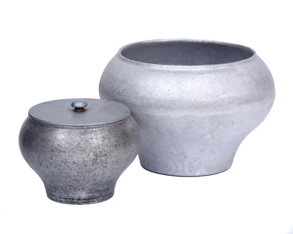 鋳鉄の鍋、釜 — ストック写真