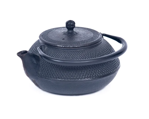 Old cast iron tea pot — Stock Photo, Image