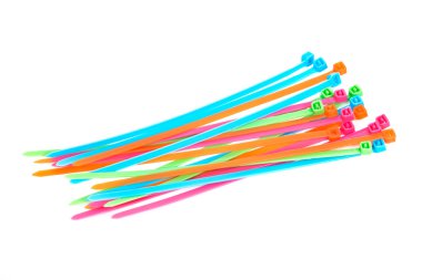 Renk plastik şeritler