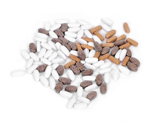 Natuurlijke vitamine supplement pillen — Stockfoto
