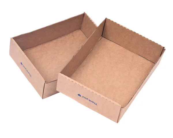 Caixas de papelão reciclado — Fotografia de Stock