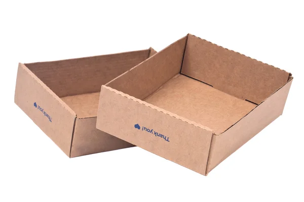 Caixas de papelão reciclado — Fotografia de Stock