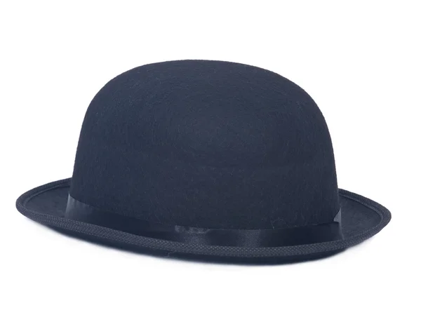 Bowler negro clásico sombrero — Foto de Stock
