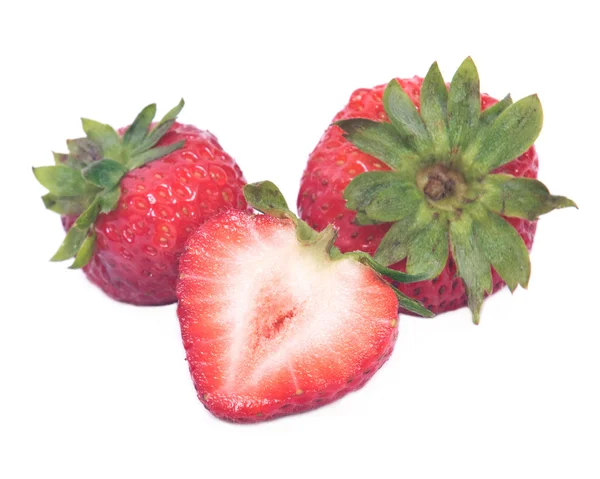 Fresas orgánicas frescas maduras — Foto de Stock