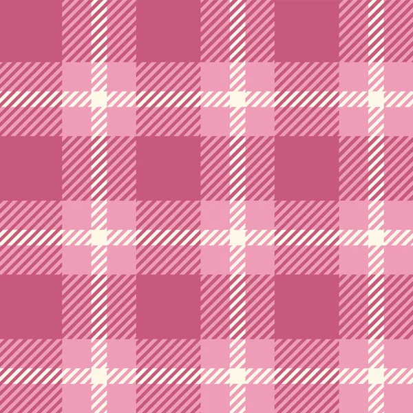 Pink seamless plaid tartan pattern, colorful natural fabric swatch, textile, geometric background