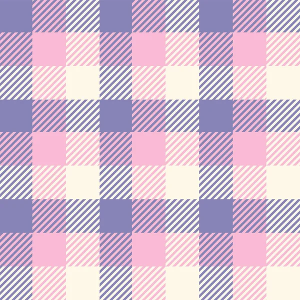 Pink creram and purple seamless plaid tartan pattern, colorful natural fabric swatch, textile, geometric background