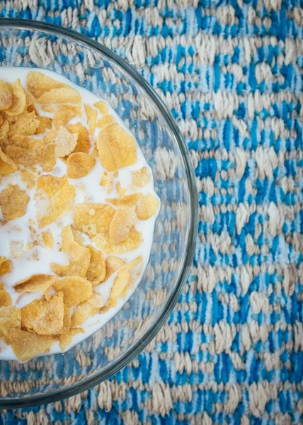 Cereal with milk — Stock Photo, Image