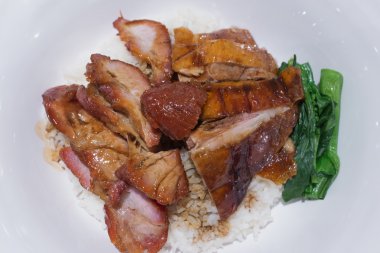 Çince Barbekü domuz ve ördek kızartma