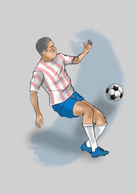 Kırmızı Beyaz Futbolcu Lancer Men Takımı