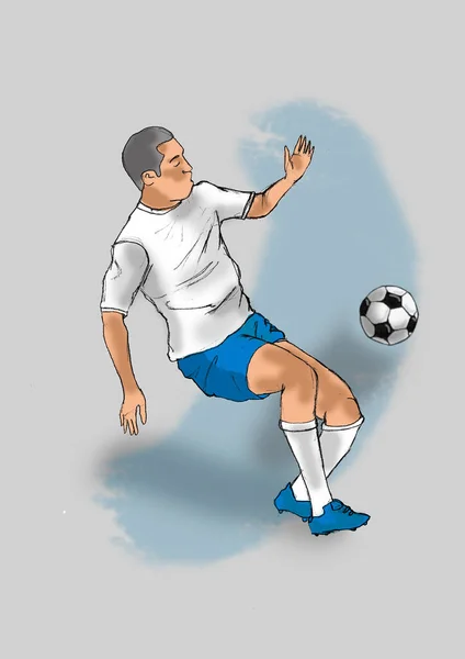 Beyaz Futbolcu Lancer Men Takımı