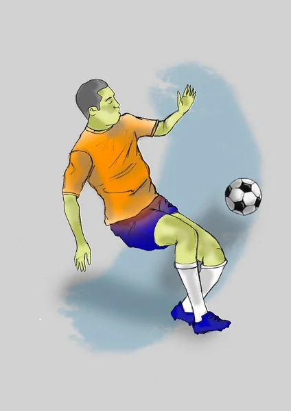 Turuncu Futbolcu Lancer Men Takımı