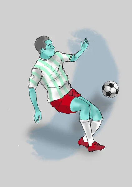 Takım Mavi Futbolcu Lancer Men