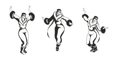 Çukçi kızlar dancing_Set