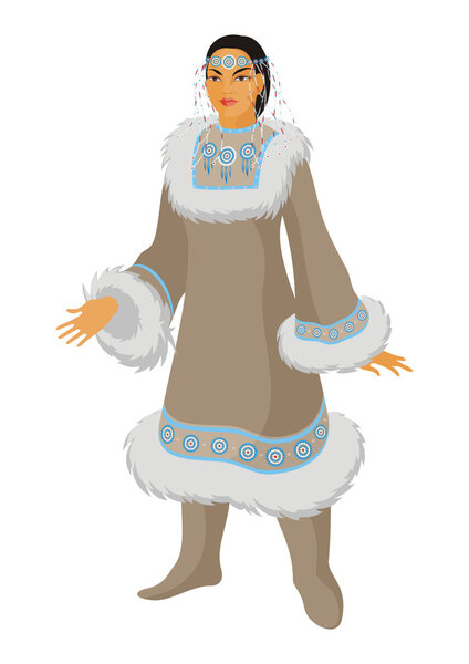 Чукча одежда национальная рисунки