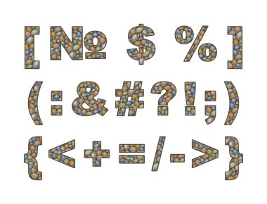 büyük çakıl noktalama işaretleri