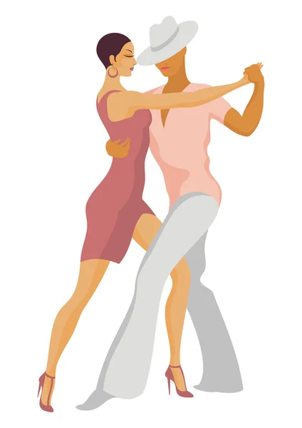 La danse tango — Image vectorielle