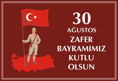 30 agustos tebrik kartı