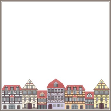 Eski evler çerçeve