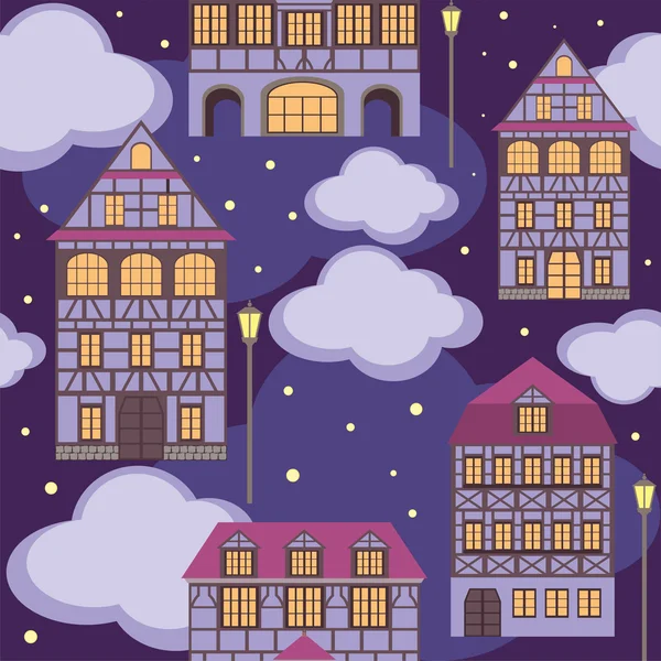 old city night pattern