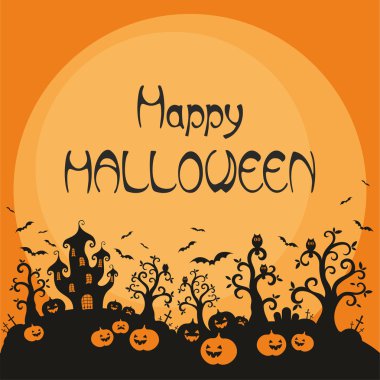 Cadılar Bayramı tebrik kartı