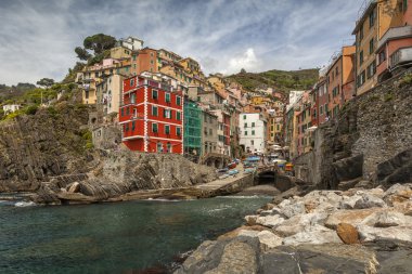 Riomaggiore, Cinque Terre, Liguria, İtalya