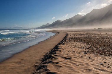 Cofete beach, Fuerteventura, Kanarya Adaları, İspanya