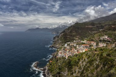 Riomaggiore, Cinque Terre, Liguria, İtalya