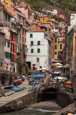 Riomaggiore, Cinque Terre, Liguria, İtalya