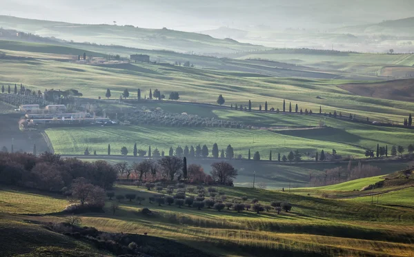 Início da primavera na Toscana, Itália — Fotografia de Stock