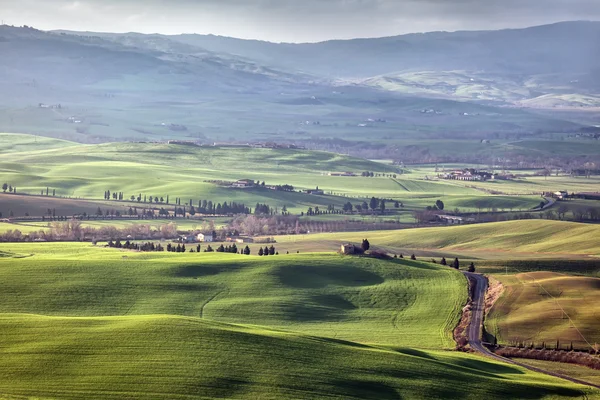 Início da primavera na Toscana, Itália — Fotografia de Stock
