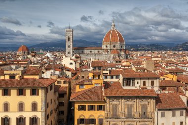 Floransa 'nın havadan görünüşü, İtalya