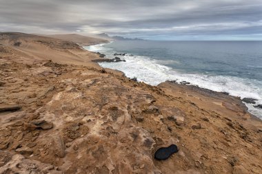 Fuerteventura, Kanarya Adaları, İspanya'nın volkanik manzara