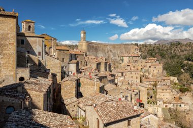 Pitigliano. Grosseto, İtalya'nın ili tarihi kent