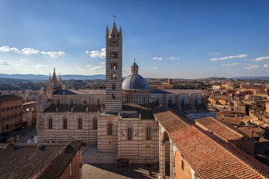 Panorama siena, Toskana, İtalya