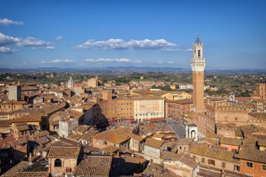 Panorama siena, Toskana, İtalya