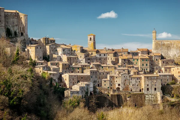 Pitigliano. Grosseto, İtalya'nın ili tarihi kent