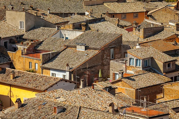 Vue aérienne panoramique sur Orvieto, Ombrie, Italie — Photo