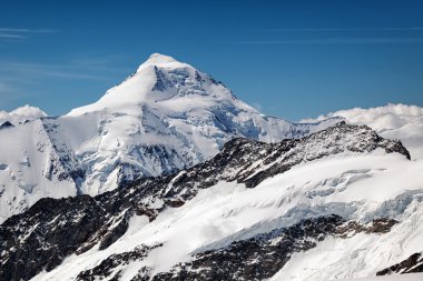 Görünüm Eiger, Monchi ve Jungfrau massif, İsviçre Alpleri'nde, İsviçre, Europe