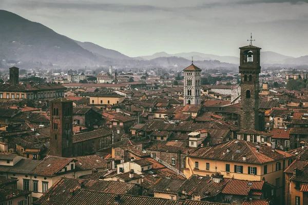 Vista su Lucca, Toscana — Foto Stock