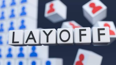 Beyaz küp ızgarasının mavi kişi silueti ile üç boyutlu yorumlanması kırmızı renge döner ve uzaklaşır, aktif personelden ayrılmış eski çalışanlara geçişi sembolize eder.