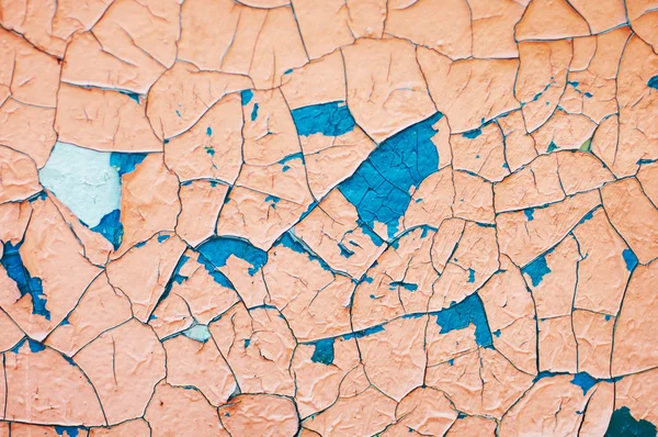Eski mavi ve pembe doku closeup boya. mavi ve pembe kırık — Stok fotoğraf