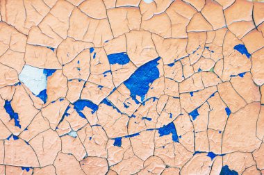 eski mavi ve pembe doku closeup boya. mavi ve pembe kırık 