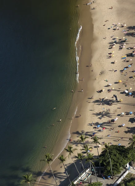 Veduta aerea di Praia Vermelha, Rio de Janeiro, Brasile — Foto Stock