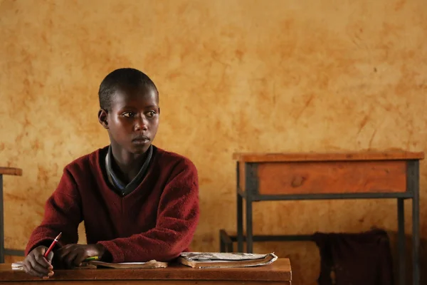 Crianças africanas na escola — Fotografia de Stock