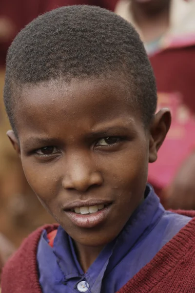 Crianças africanas na escola — Fotografia de Stock