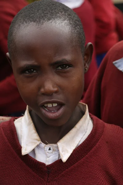 Crianças africanas na escola — Fotografia de Stock