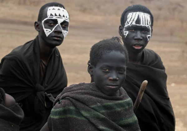 Masai Jovens Guerreiros — Fotografia de Stock