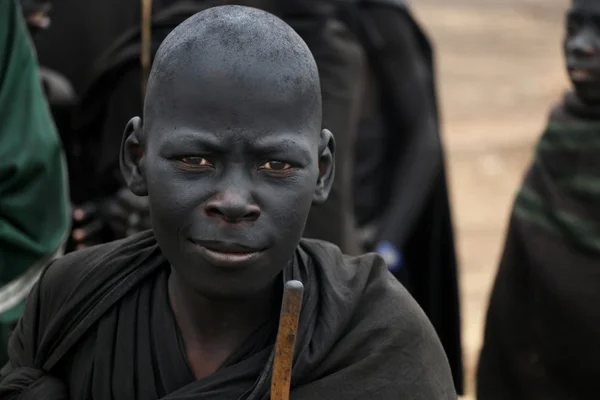 Masai genç savaşçı — Stok fotoğraf